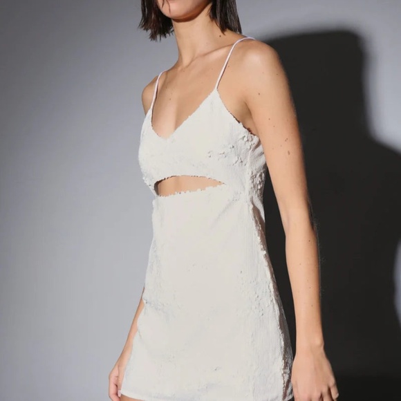 Walter Baker Allira Dress Vanilla white sequin dress 0 NWT - Picture 3 of 12